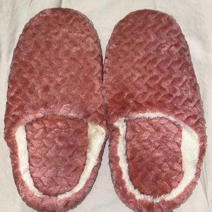 Brand New Pink Fluffy Slipper Size Medium